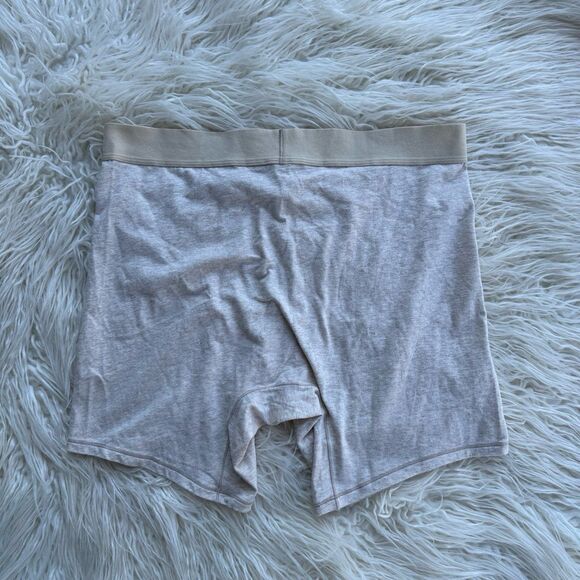 Skims Boyfriend Boxer Heather Oatmeal Size Large - Picture 6 of 10